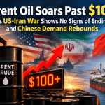 Brent Oil Soars Past $100 as US-Iran War Shows No Signs of Ending and Chinese Demand Rebounds